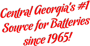 Central Georgia's Number One Source for Batteries since 1965